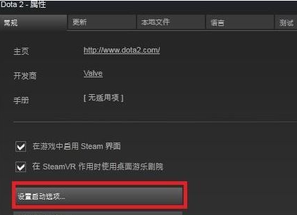 DOTA2国服启动项设置代码是什么