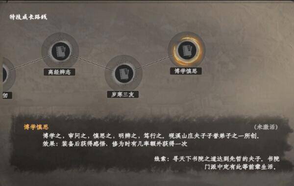 下一站江湖2夫子特技有哪些