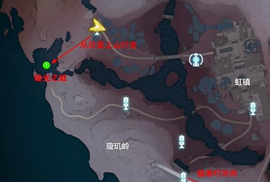 鸣潮1.1乘霄山红名怪位置